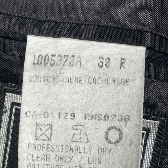 RALPH LAUREN CHARCHOAL CASHMERE BLAZER SIZE 38 - Picture 4 of 10